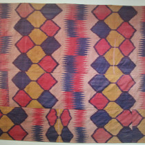 Image of Large Silk Ikat Panel